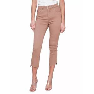 NEW CHARLIE B assymetrical hem pants 24" in caramel